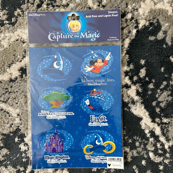Walt Disney World Theme Park Stickers // FREE WITH PURCHASE - Picture 2 of 2